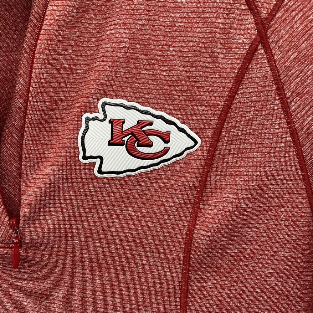Kansas City Chiefs CB DryTec by Cutter & Buck Womens XS/TP Red Moisture Wicking - Picture 2 of 12